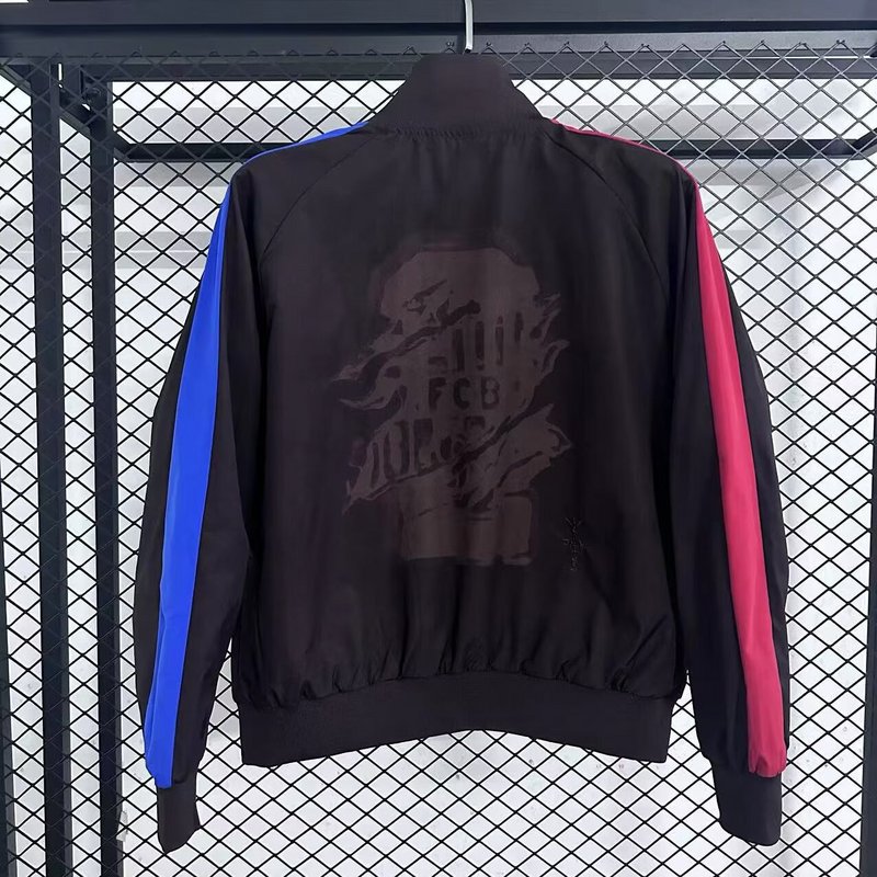 Barcelona Windbreaker Jacket Black 2025/26