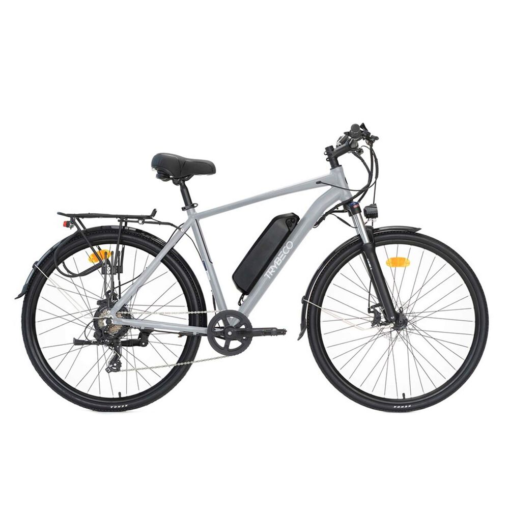 TRYBECO Rower elektryczny męski Trybeco Fantom Trekking, 18’’, jasnoszary