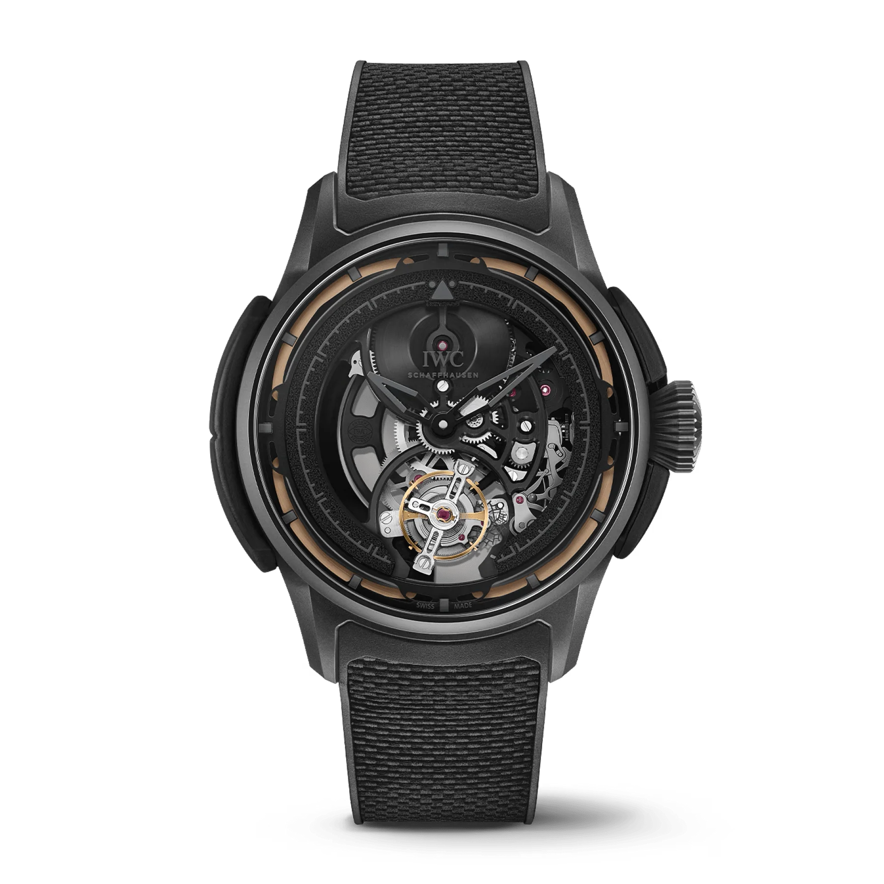 [2026 Mirror Grade]IWC Big Pilot's Watch Shock Absorber Tourbillon Skeleton 44mm IW357701