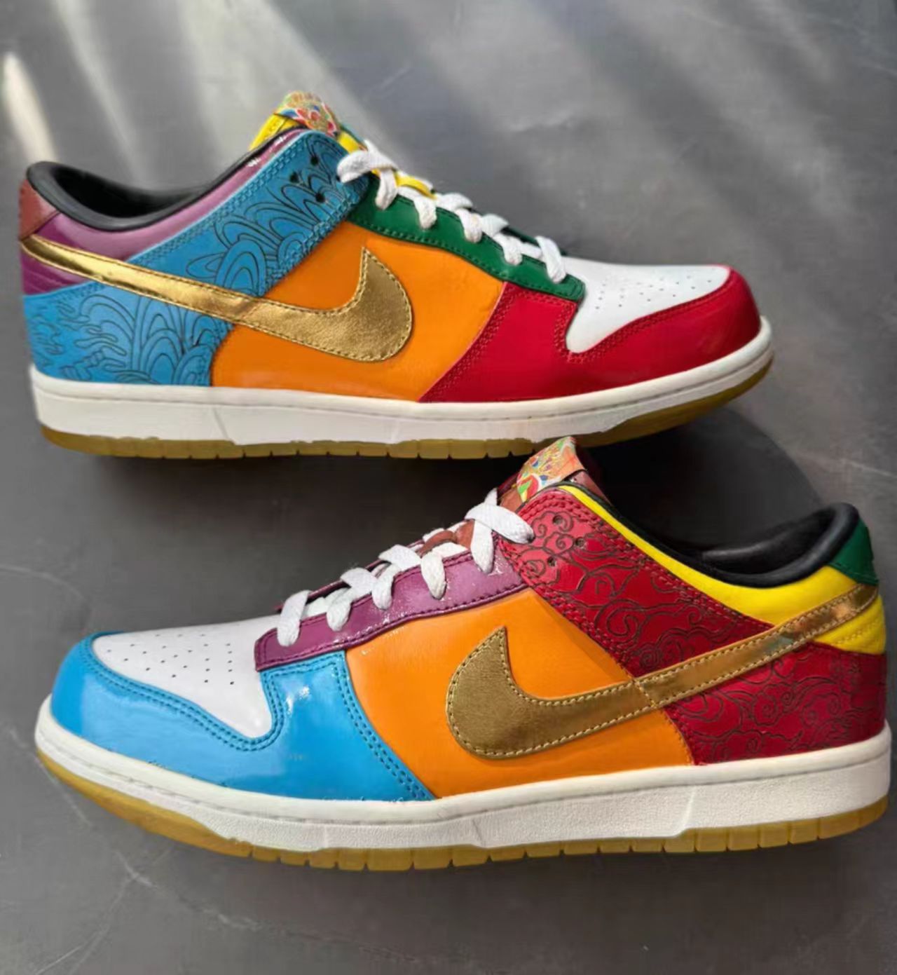 Nike Dunk Low Multicolor Chinese New Year Patent Leather