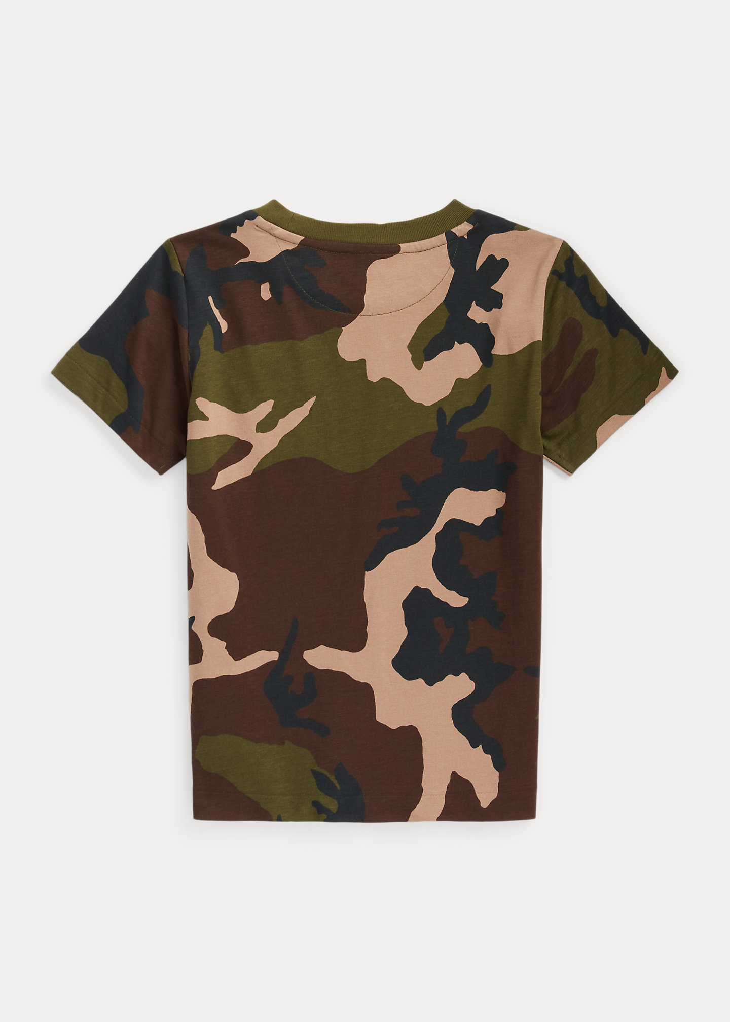 Camo Cotton Jersey Pocket Tee