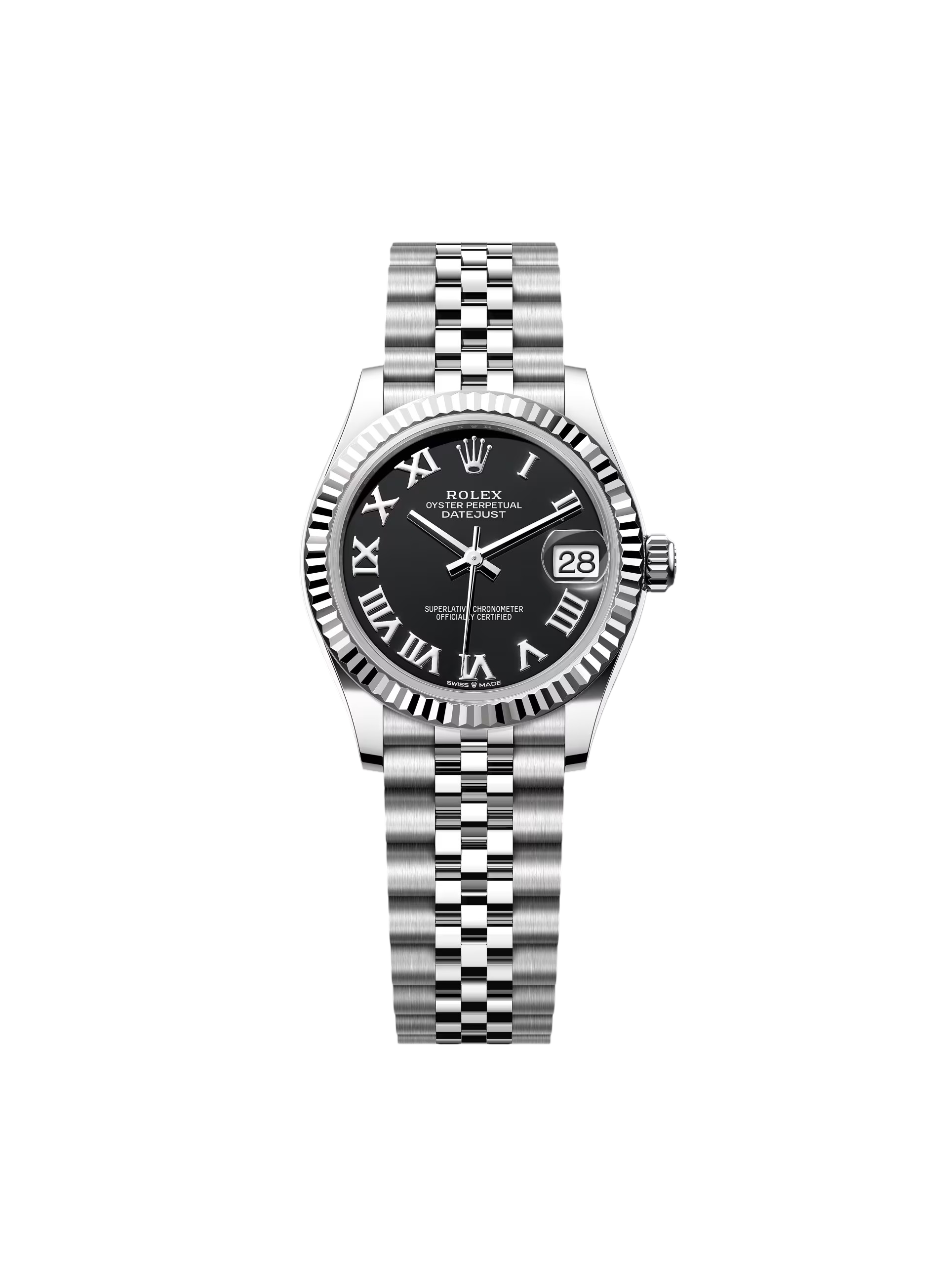 [2026 Mirror Grade]RLX Datejust m278274-0001/0002 Bright Black Dial 31mm Oyster Bracelet