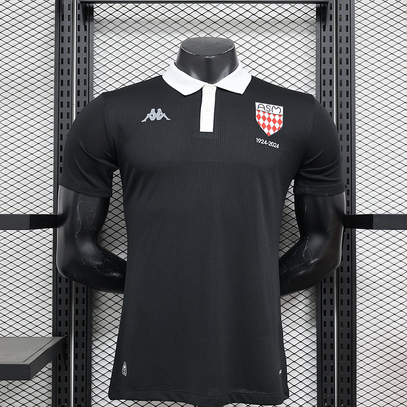 AS Monaco Authentic Soccer Jersey Centenary Kit 2024/25