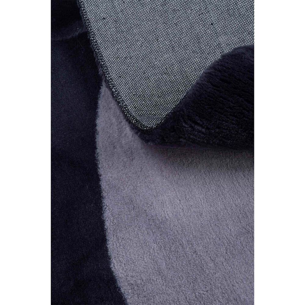 MAXIMO RABBIT PREMIUMDywan Maximo Rabbit Premium, koło, 160 cm, ramka, antracytowo-czarny