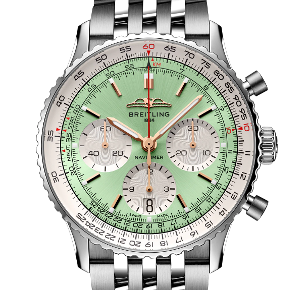 [2026 Mirror Grade]Breitling AB0139211L1A1 Navitimer B01 Blue Dial - Νew
