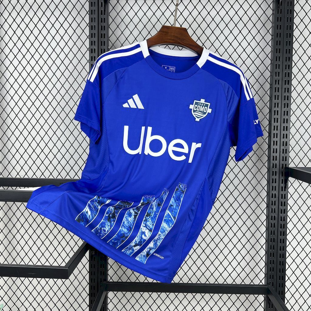Como 1907 Soccer Jersey Home Custom Shirt 2024/25