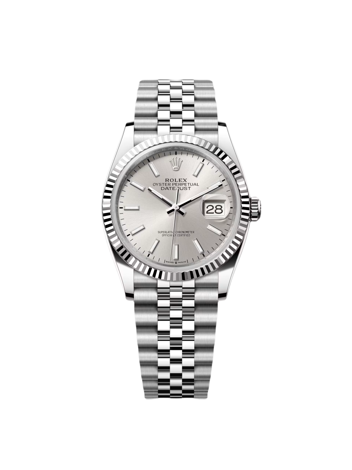 [2026 Mirror Grade]RLX  Datejust 36mm 126234 Silver Index Dial Oyster Stainless Steel