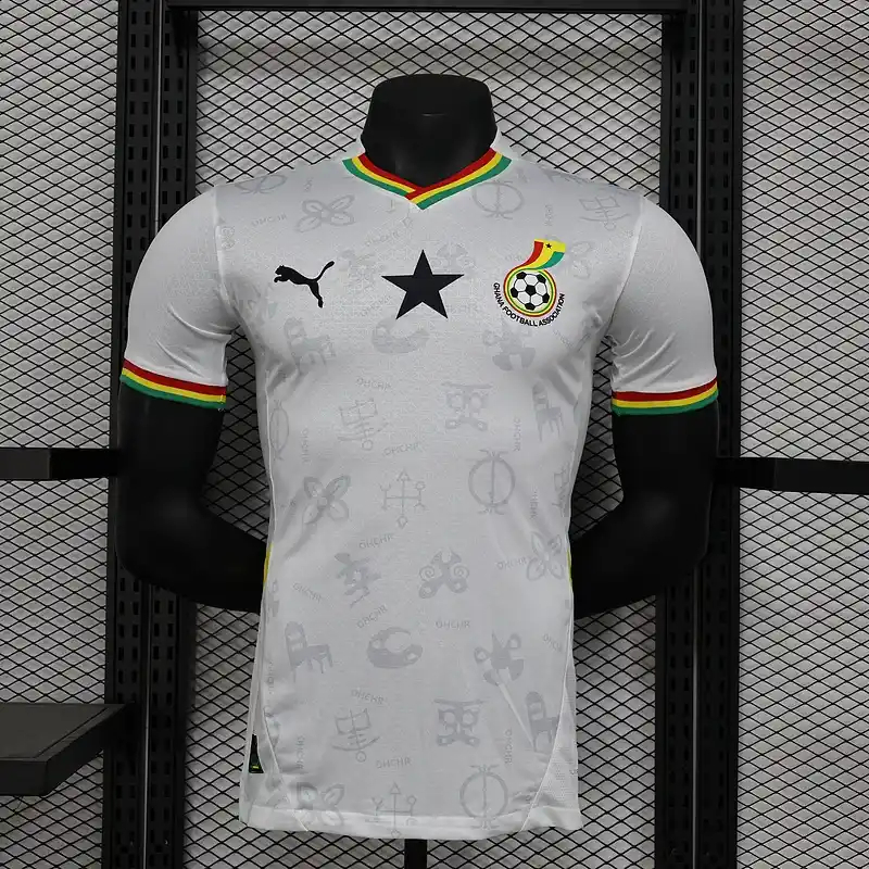 Ghana Authentic Soccer Jersey Home Shirt World Cup 2024-25