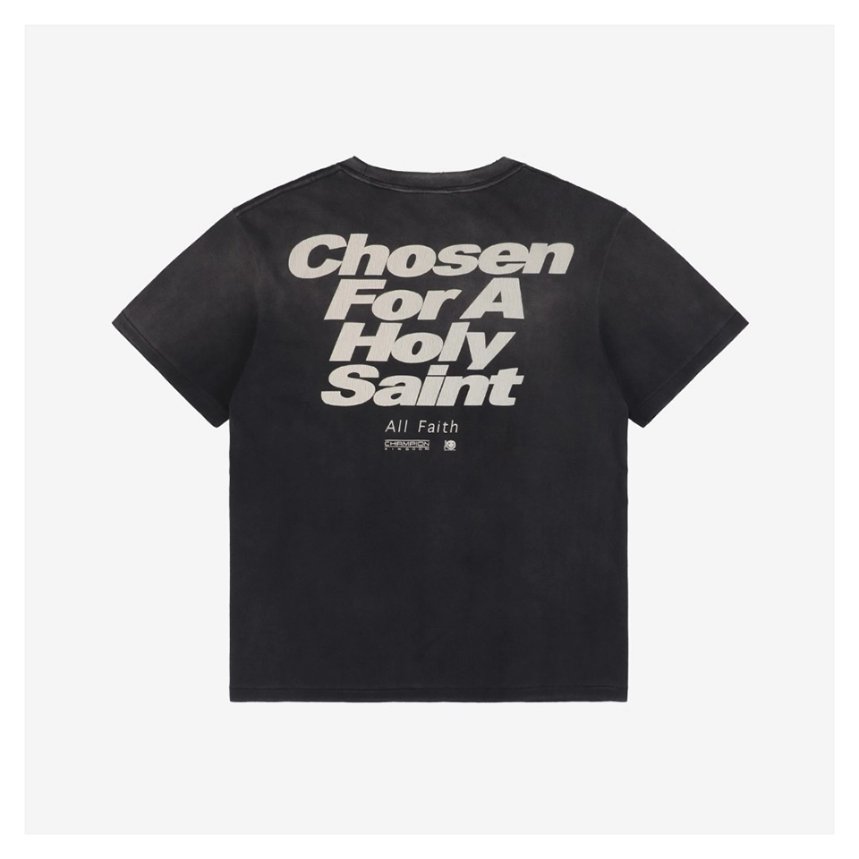 Saint Michael Fingerprint Print T-Shirt