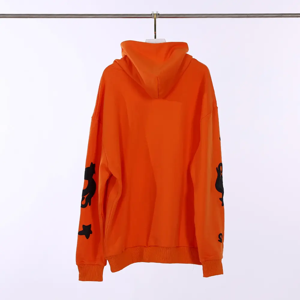 Sp5der Beluga Hoodie Star Orange