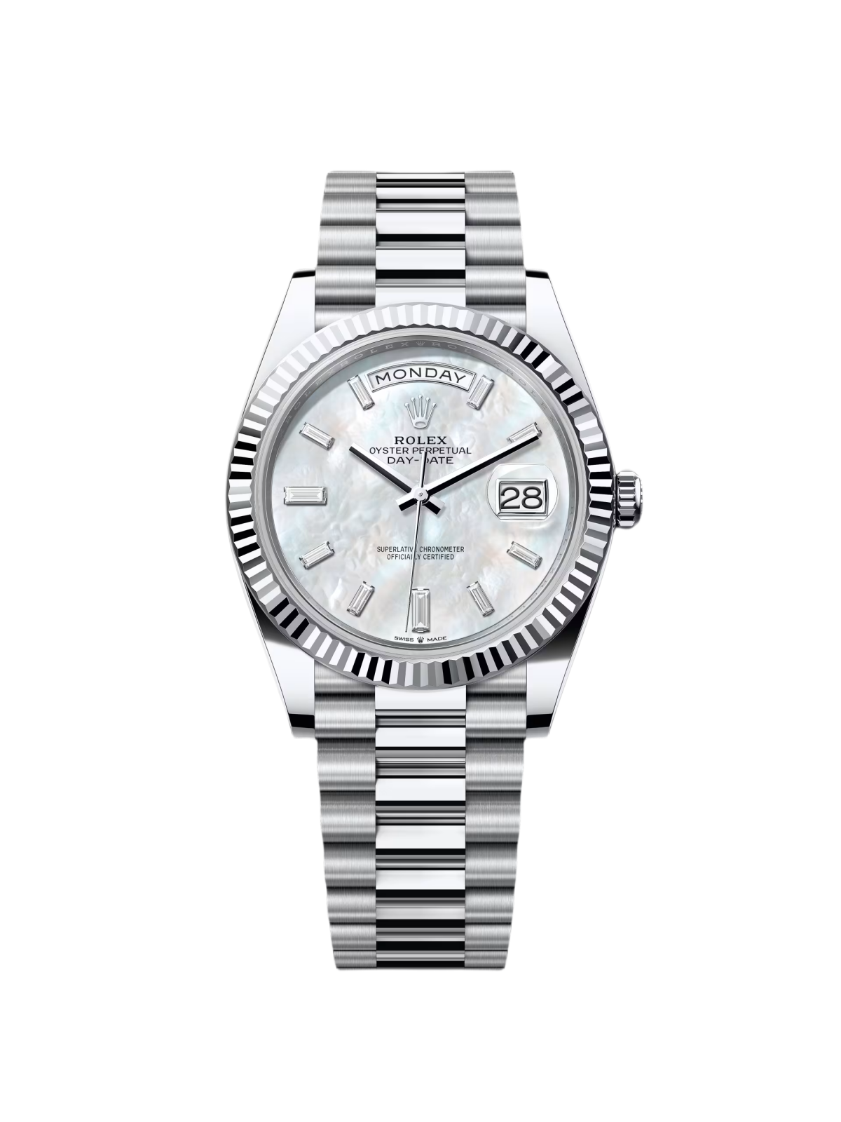 [2026 Mirror Grade]RLX  Day-Date 228236-0026 Mother Of Pearl Diamonds Dial