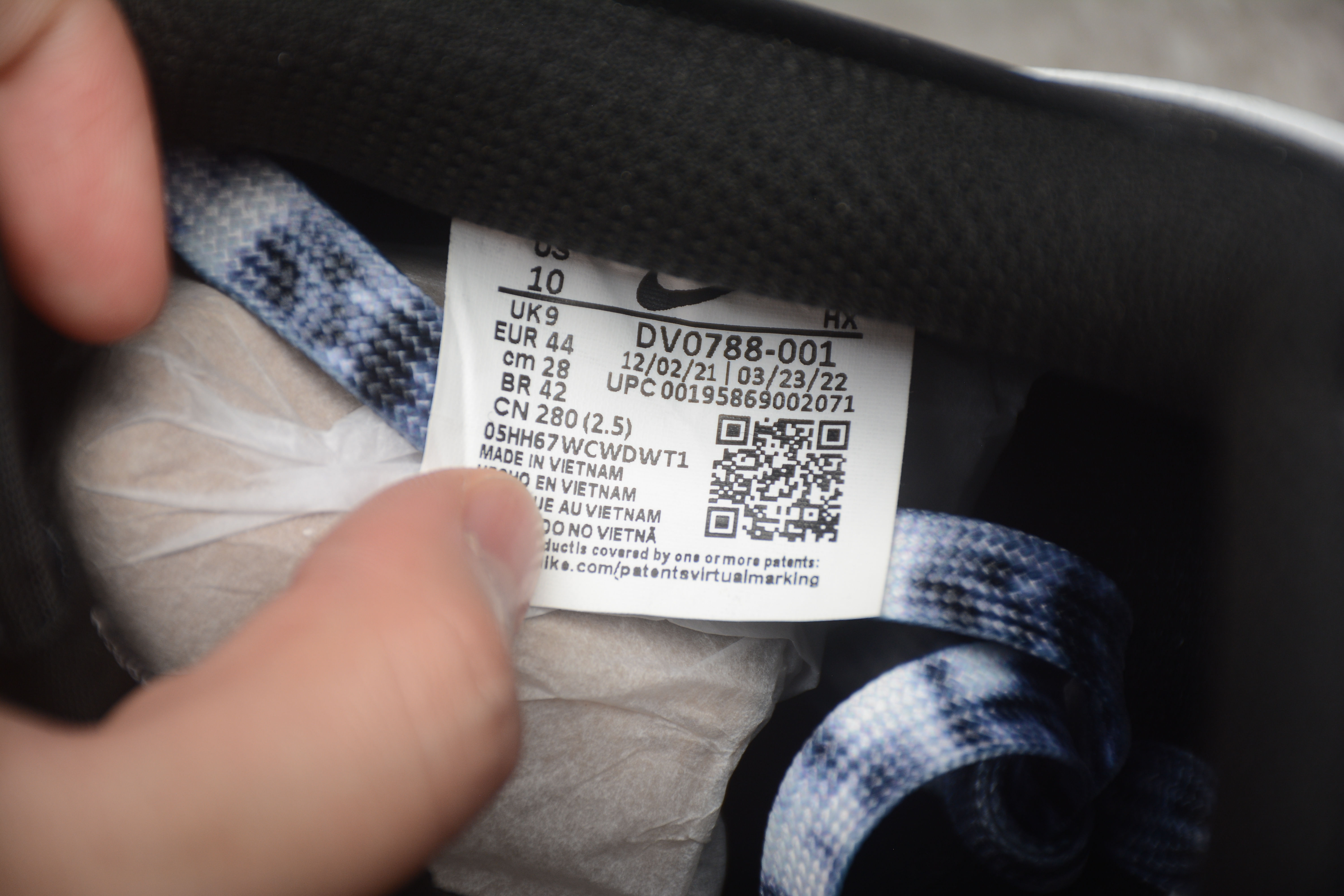 Air Force 1 Low Panda Black DV0788 001