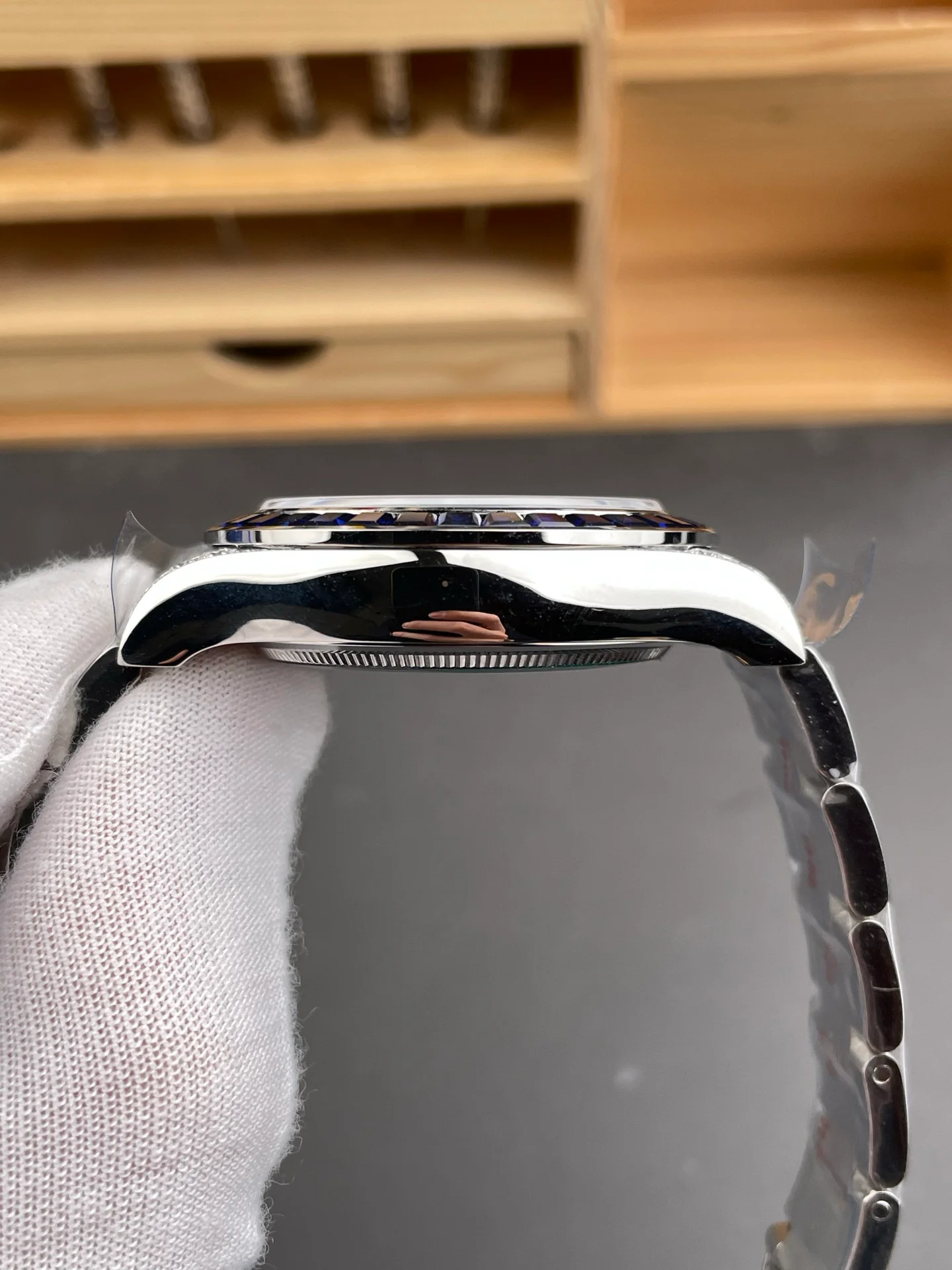 Hidden Edition Daytona Lab Grown Blue Bezel