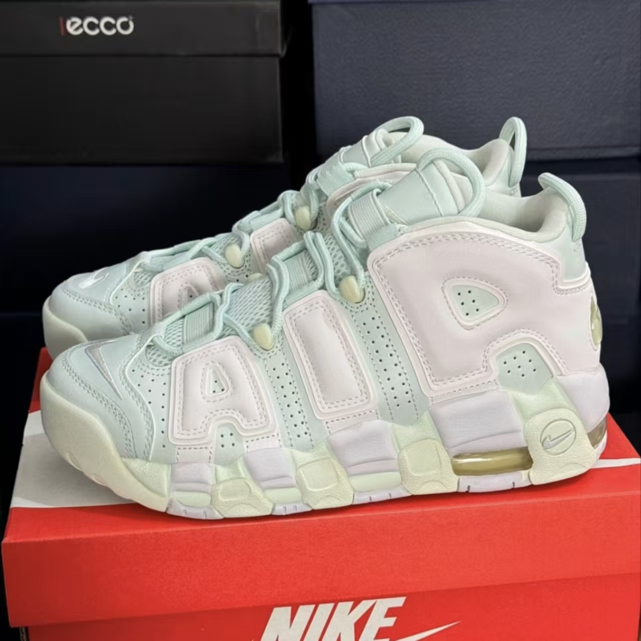 Nike Air More Uptempo Mint Green White