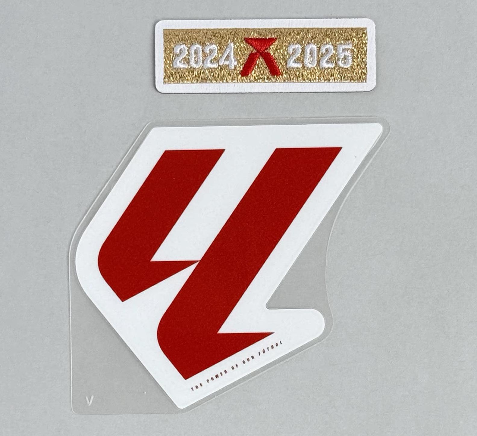 2025-26 La Liga + Winner 2024-25 For FC Barcelona Football Soccer Patch Badge (PVC+Velvet)