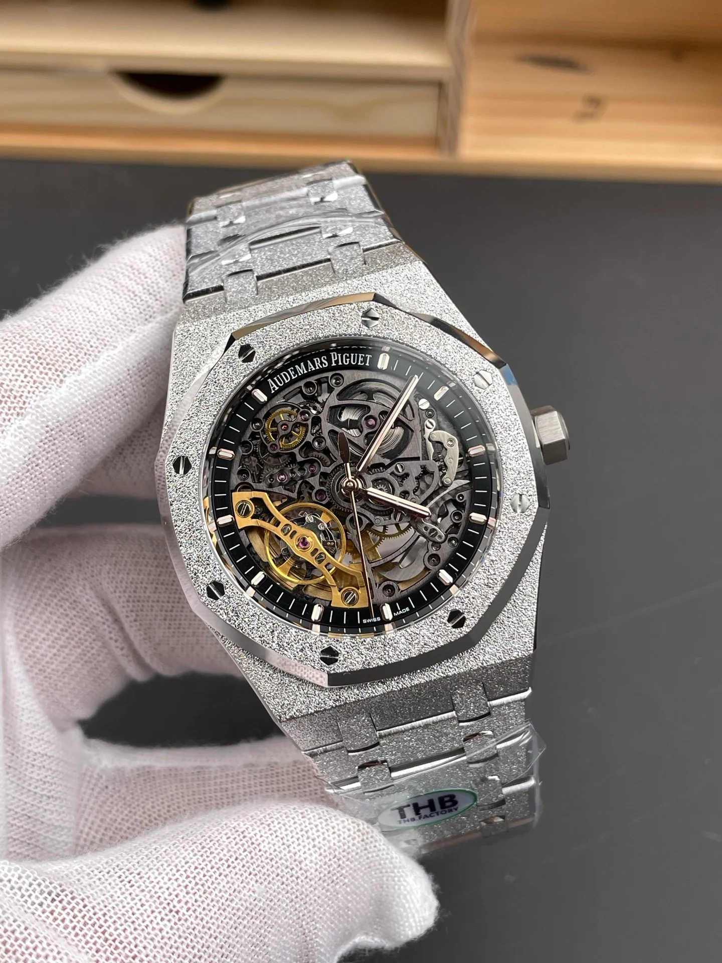 Royal Oak 15416 Black Ceramic Skeleton