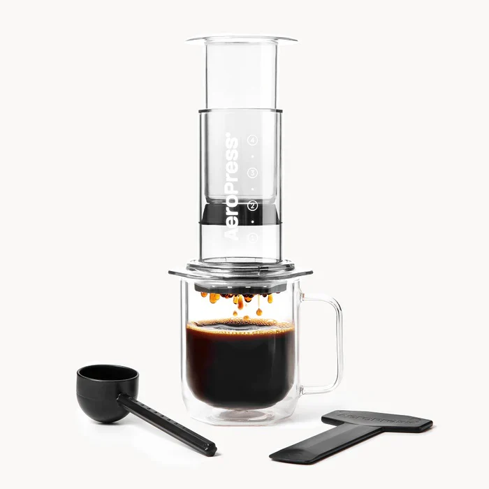 Clear Single Cup 3-in-1 Coffee Press
