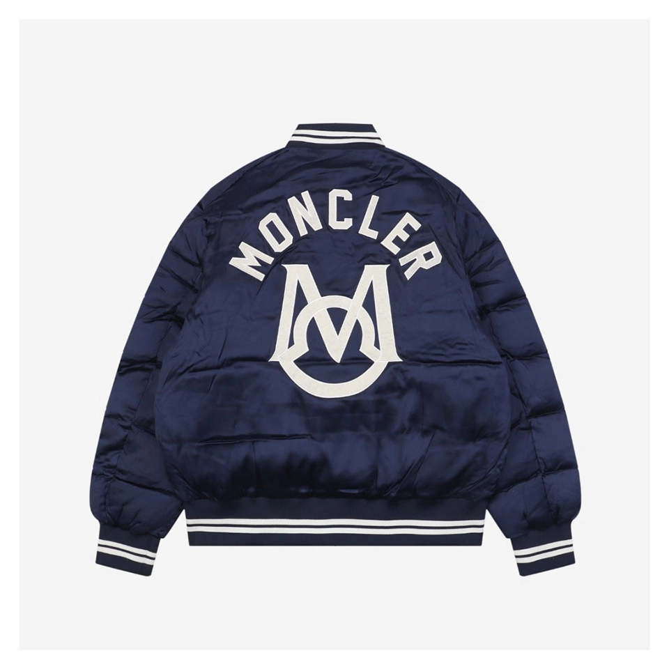 Mxxcler Navy Logo Down Jacket