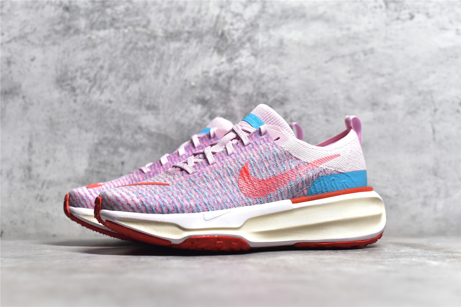 NIKE ZOOMX INVINCIBLE RUN FLYKNIT 3 PINK FOAM RACER BLUE (W) DR2660-600