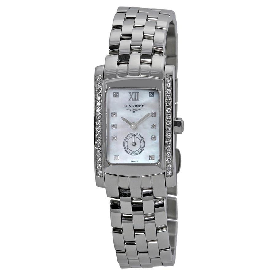 [2026 Mirror Grade]Longines Women's L51550846 Dolce Vita Diamond Stainless Steel Watch