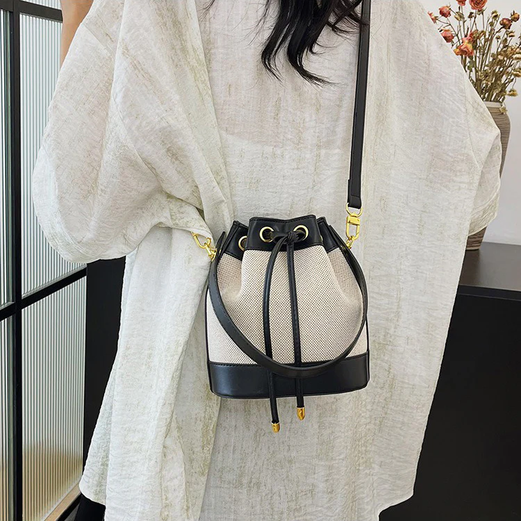 Chloe Canvas Bucket Bag