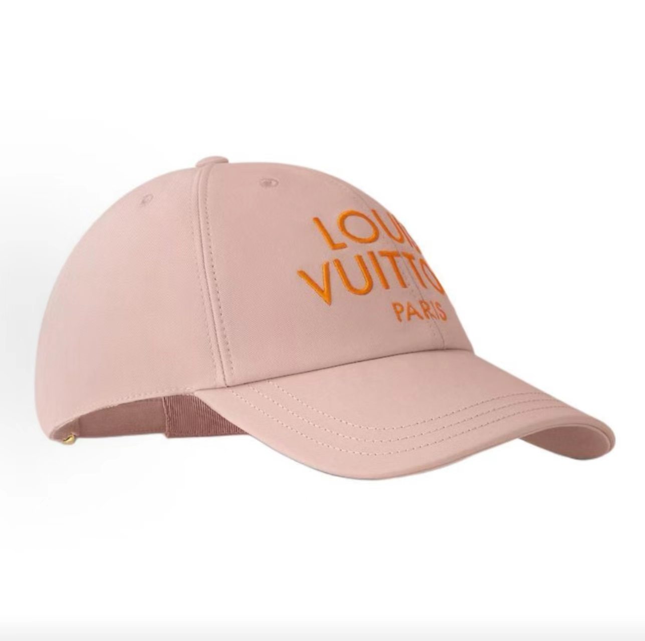 Louis Vuitton Paris Logo Light Pink Baseball Cap