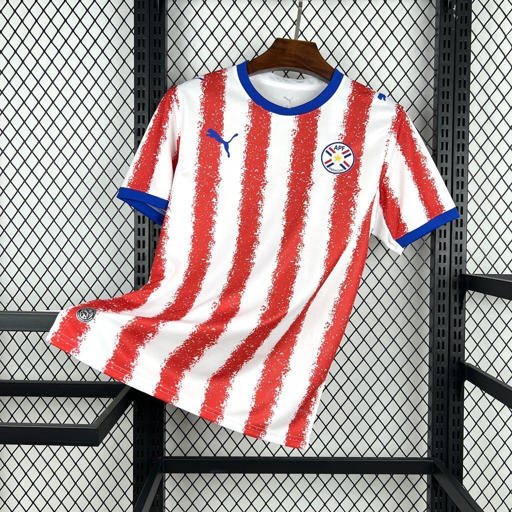 Paraguay Soccer Jersey Home Custom Shirt World Cup 2026