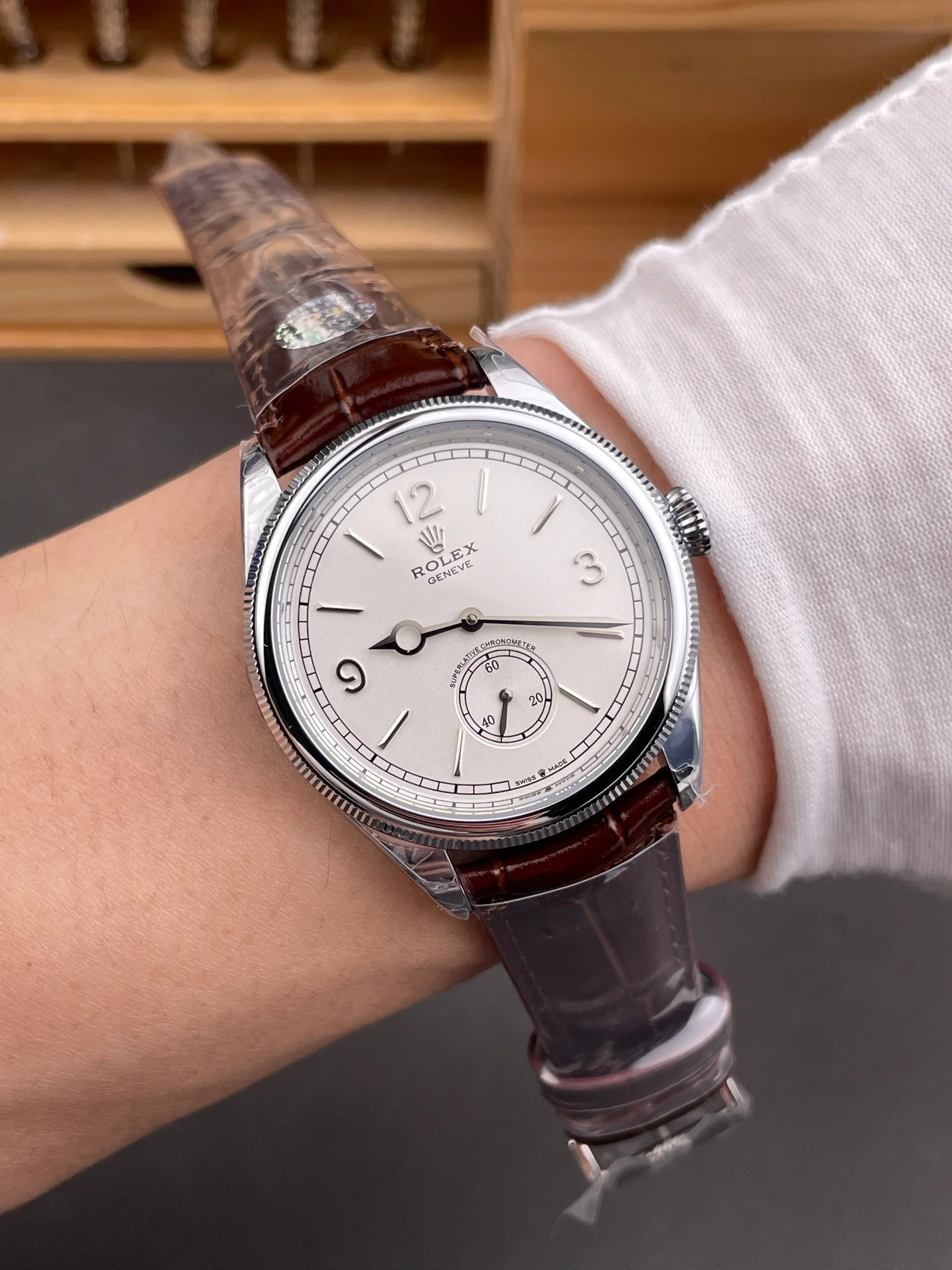 Perpetual 1908 White Dial