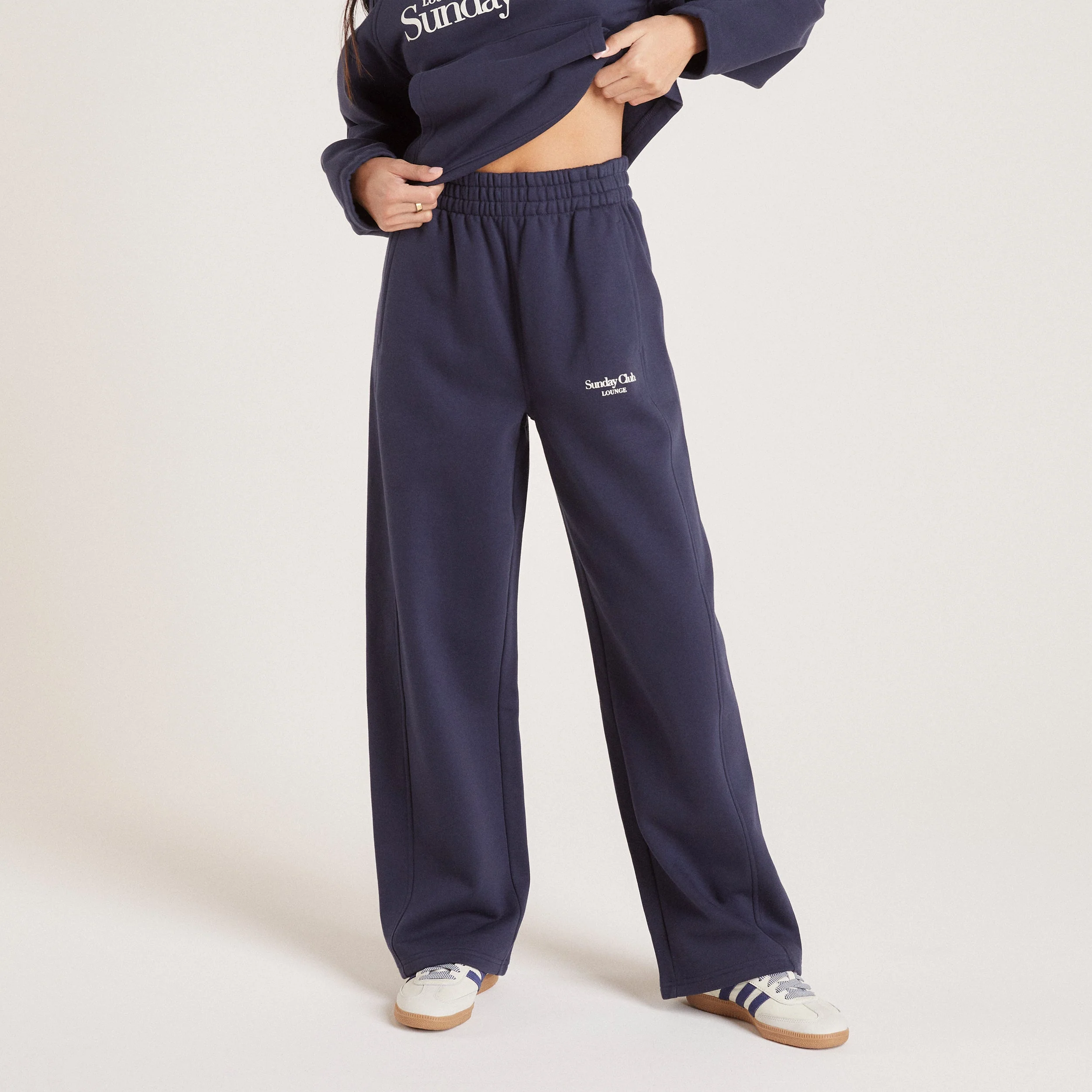 Straight Leg Sweatpants - Ink Blue