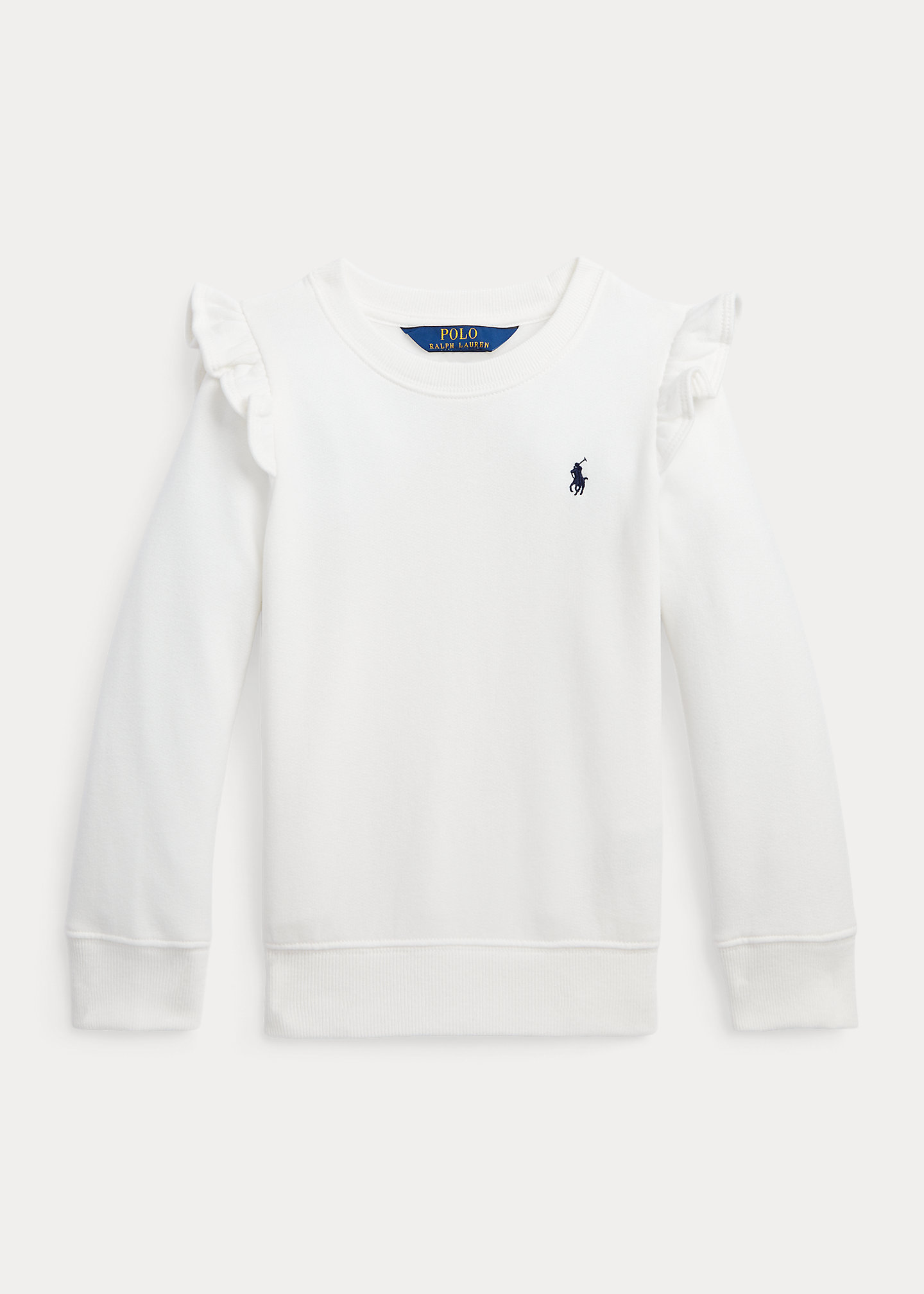 Ruffled Fleece Sweatshirt