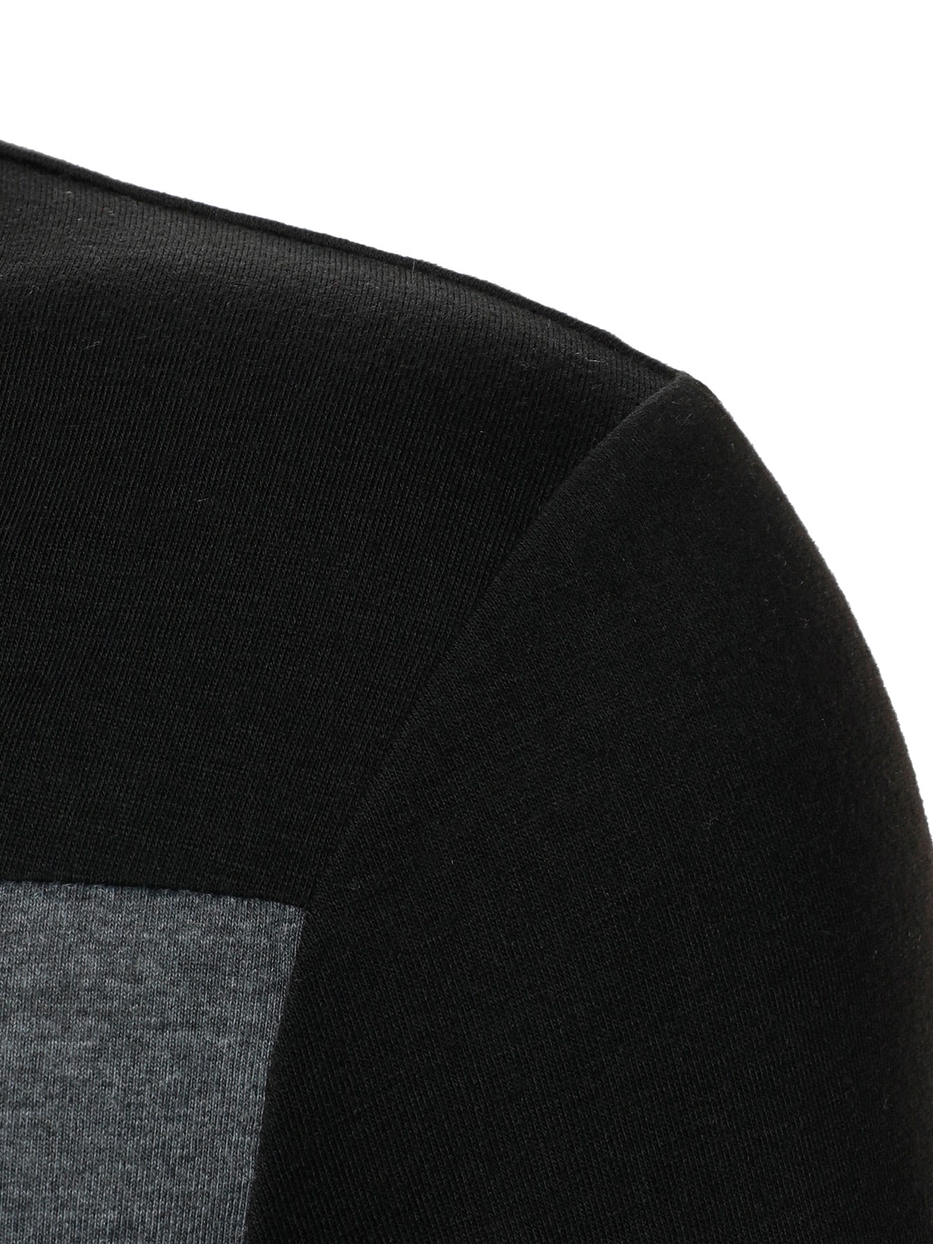 Men Color Block Quarter Zipper Polo Shirt