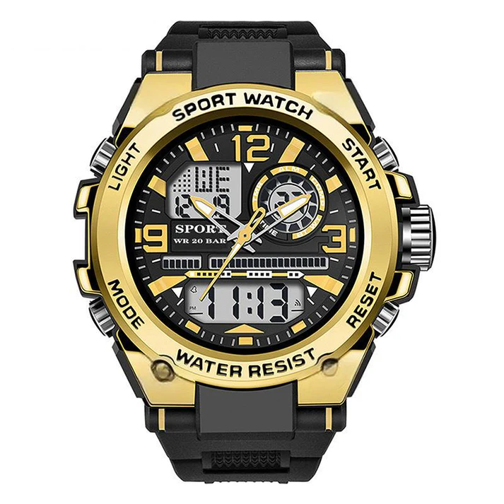 Men's Waterproof Sports Watch with Luminous Display