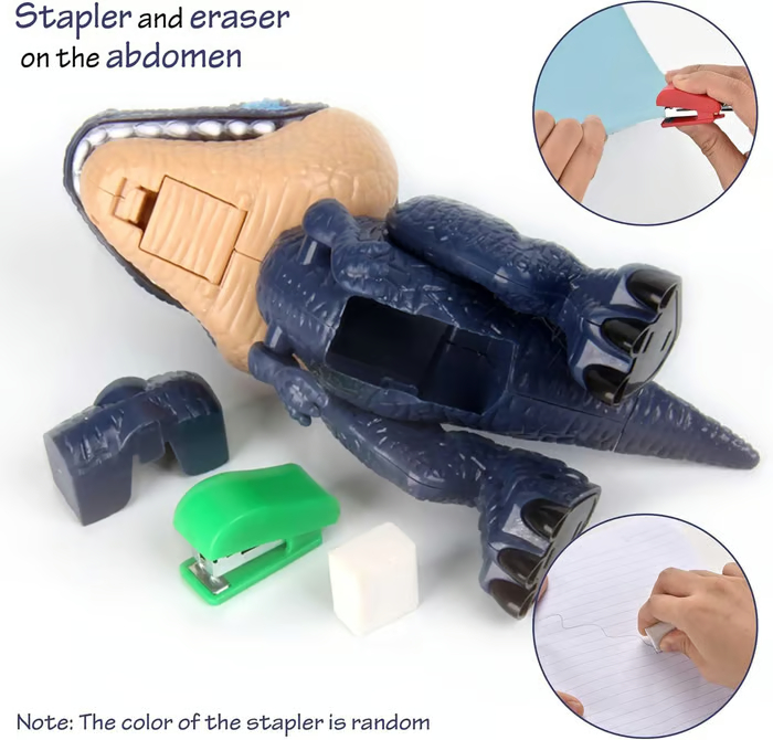 🔥Back to School Promotion Hot Sale-49% OFF🦕5 in 1 Dinosaur-themed Stationery Funny Toy for Kids