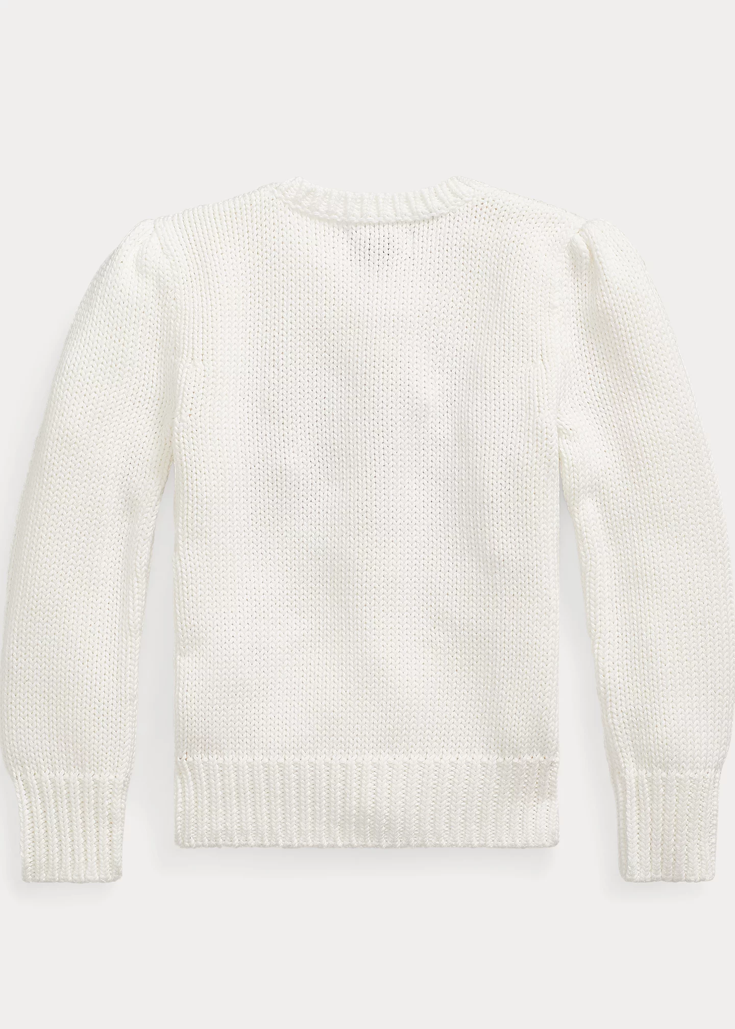 Flag Cotton Crewneck Sweater