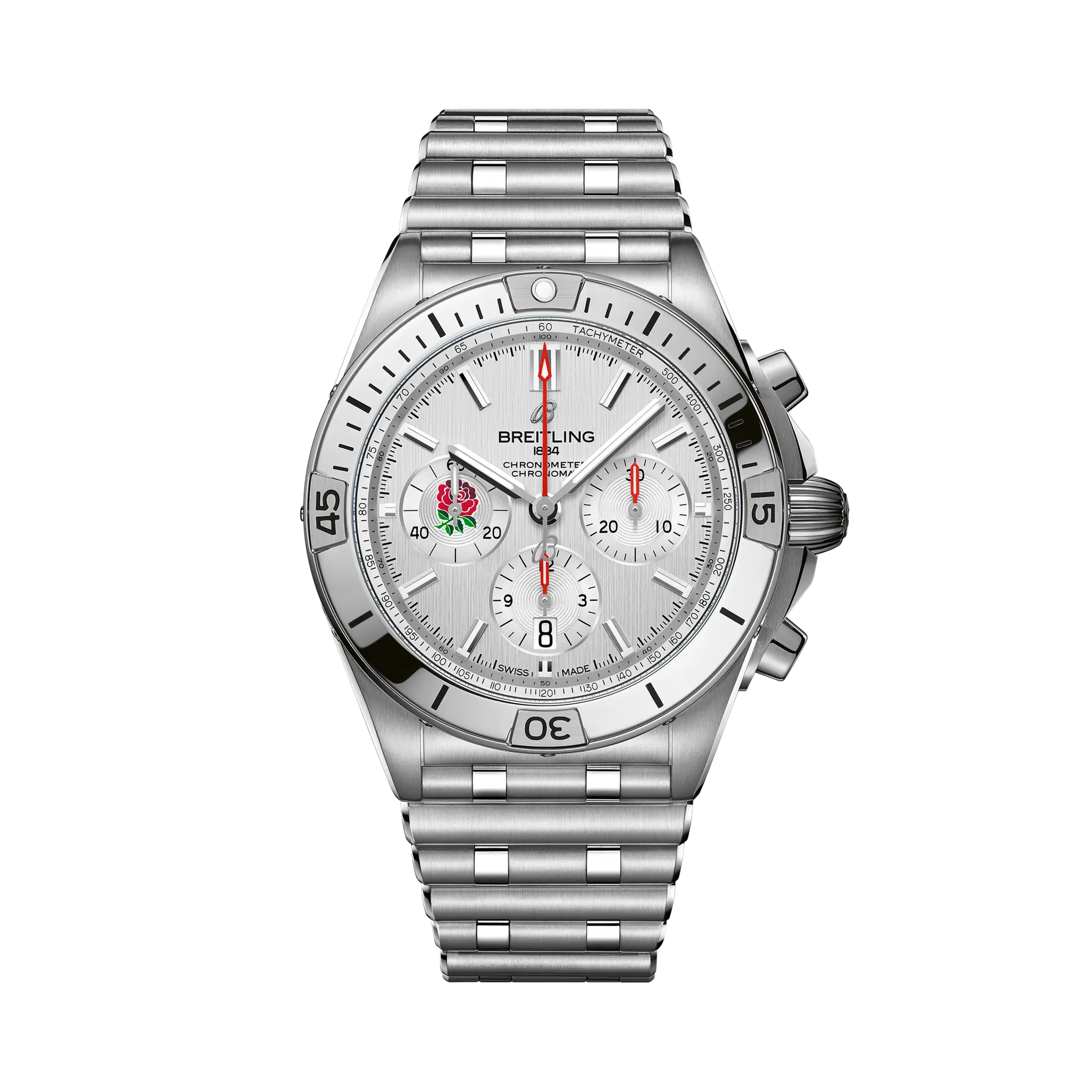 [2026 Mirror Grade]Breitling Chronomat B01 42 Six Nations England AB0134A71A1A1