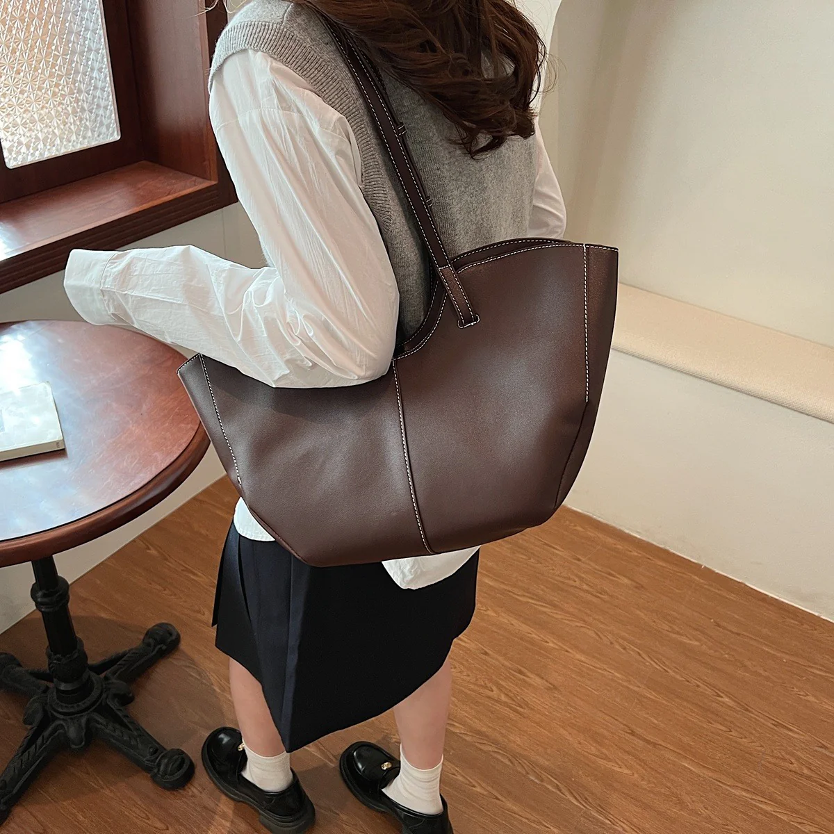 June Vegan Leather Tote