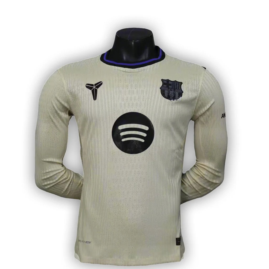 Barcelona 2025/26 Away Player Version Long Sleeve