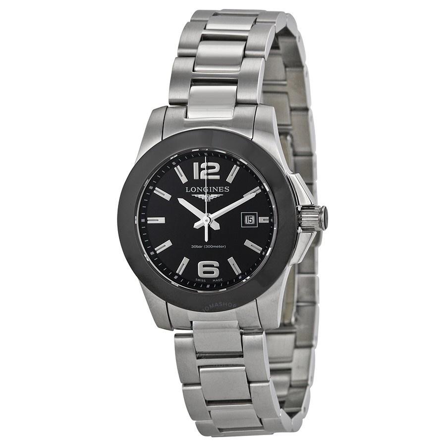 [2026 Mirror Grade]Longines Women's L32574566 Conquest Stainless Steel Watch