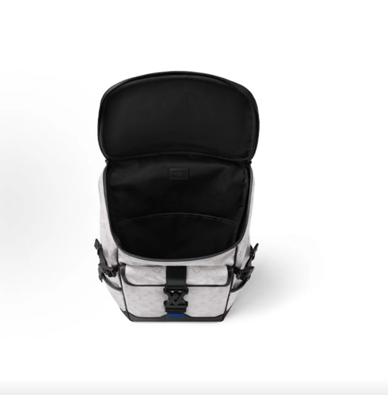 Louis Vuitton Mountain Backpack White Monogram Blue Accent