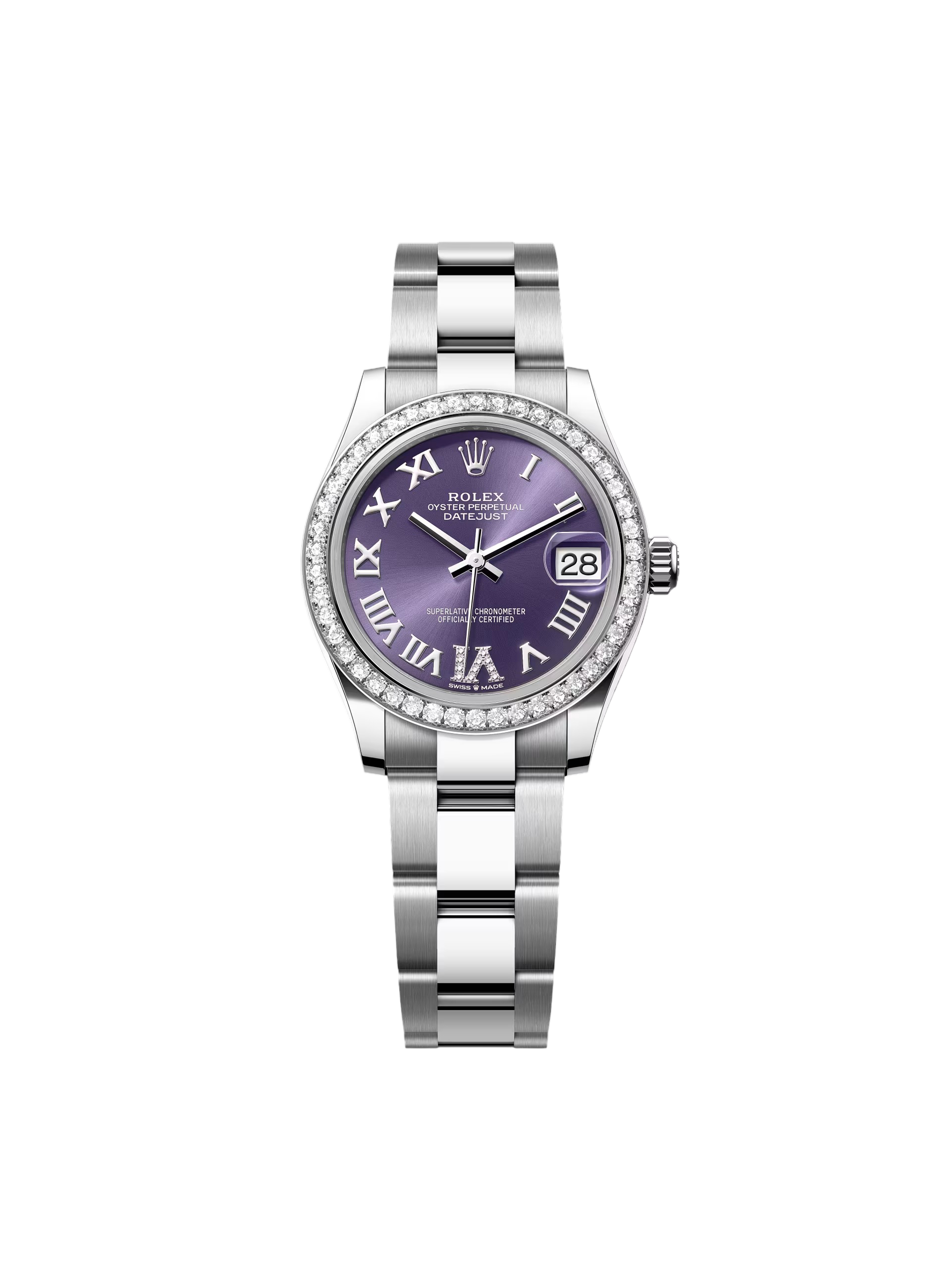 [2026 Mirror Grade]RLX Datejust m278384RBR-0029/0030 Aubergine 31mm Dial Jubilee Watch