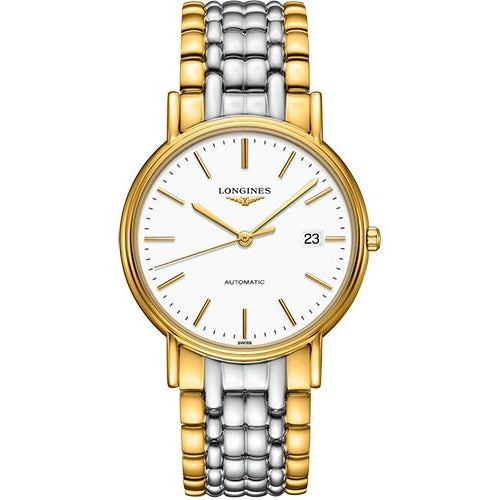 [2026 Mirror Grade]Longines Men's L4.921.2.12.7  Presence Two-Tone Stainless Steel Watch