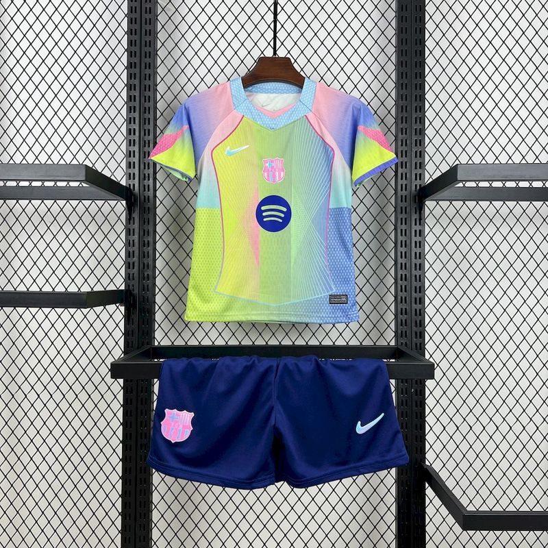 Barcelona Special Edition Soccer Kids Kit Jersey+Shorts 2025/26