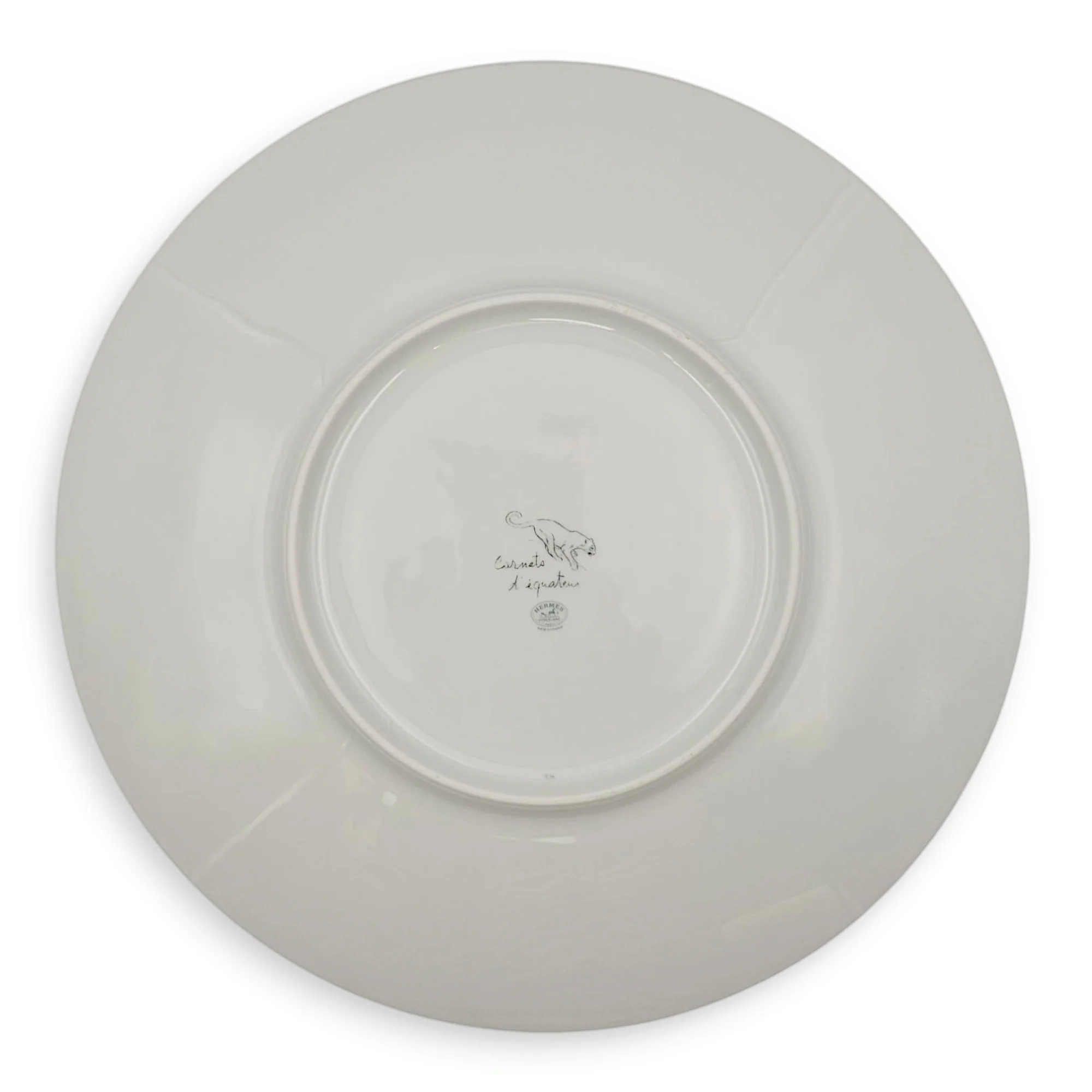 Carnets d’Equateur dinner plate (set of 2) Tableware, Gold hardware