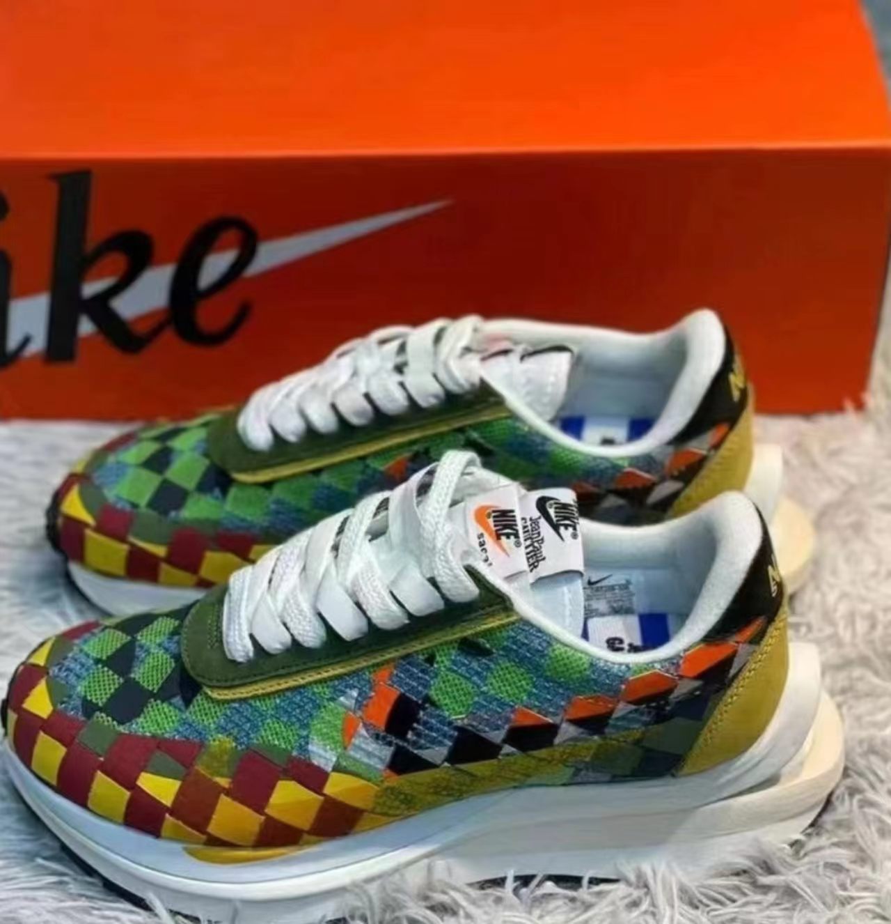 Jean Paul Gaultier x Sacai x Nike VaporWaffle Woven Multi-Color