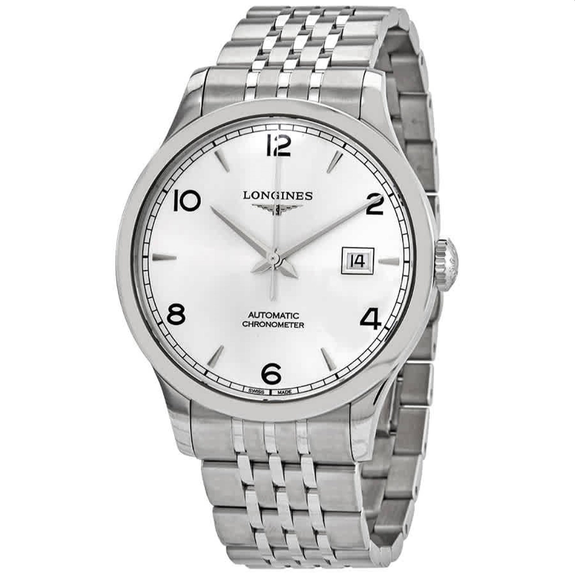 [2026 Mirror Grade]Longines Men's L2.821.4.76.6 Record Stainless Steel Watch