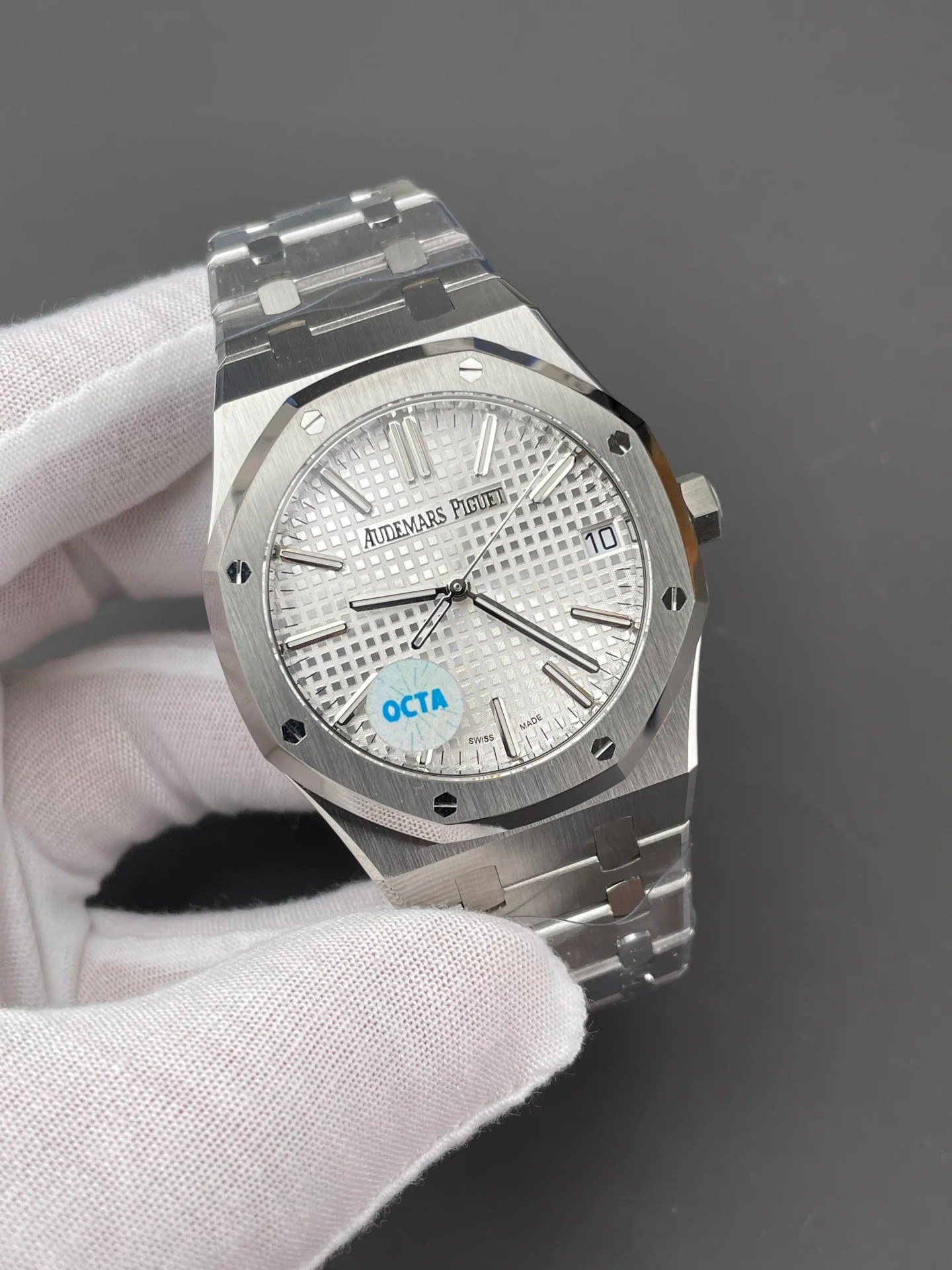 Royal Oak 15510 White Dial