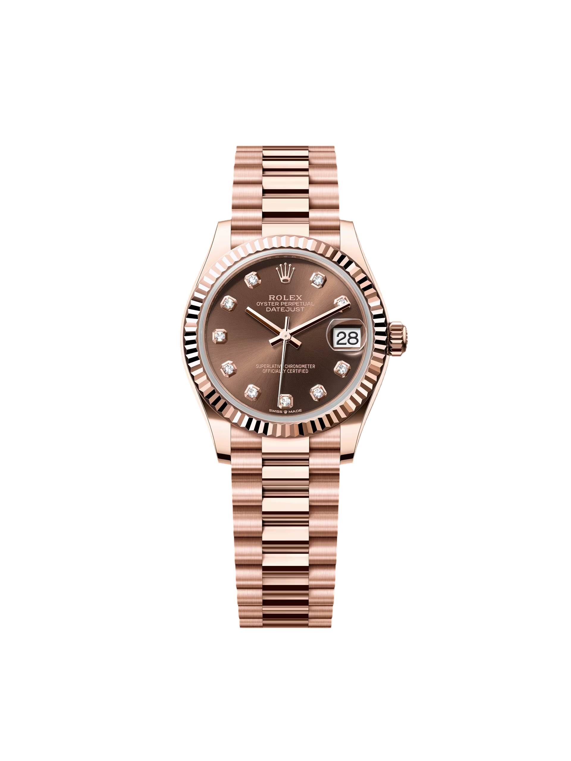 [2026 Mirror Grade]RLX Datejust m278275-0010 Chocolate 31mm Dial