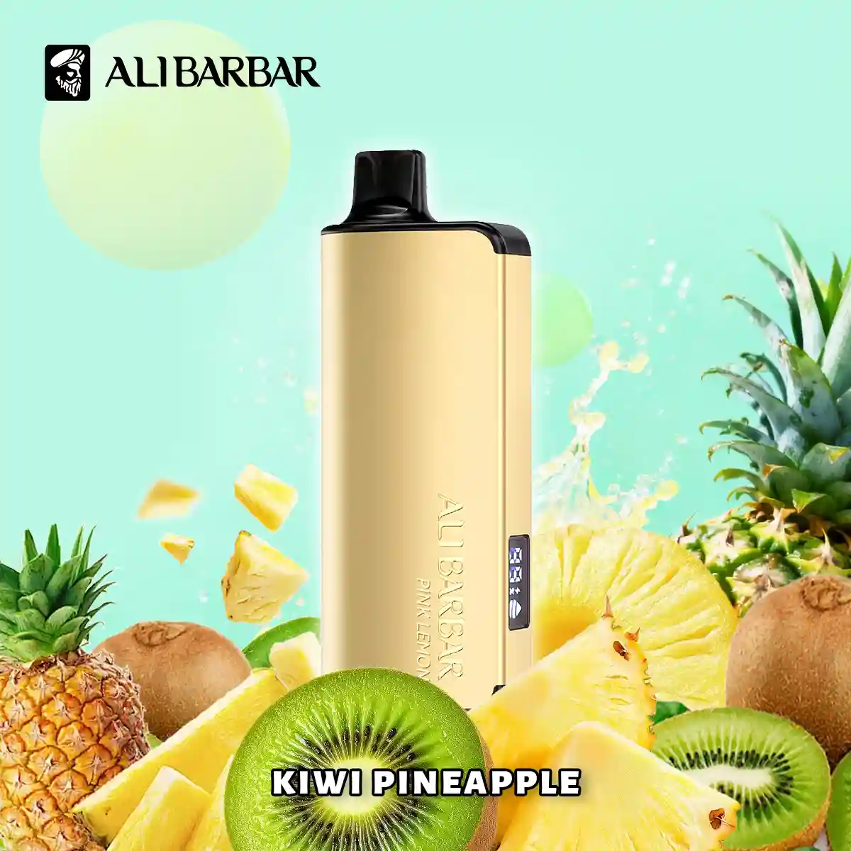 ALIBARBAR INGOT 9000 Puffs – Kiwi pineapple