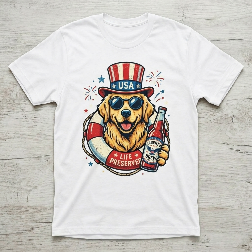 Unisex Loose Fit T-Shirt 100% Cotton Soft Comfortable Summer Casual Printed Top Sausage dog