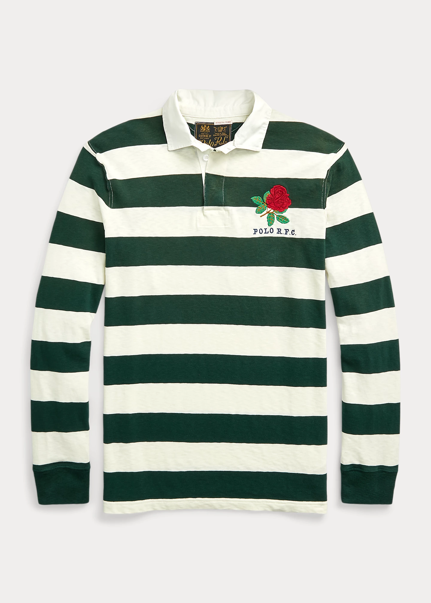 Classic Fit Striped Jersey Rugby Shirt